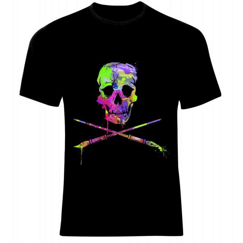 Тениска с Череп - Art Skull - 500088 Тениска с Череп - Art Skull - 500088